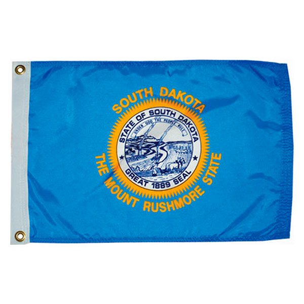 Taylor Made® - 12" x 18" "South Dakota" US State & Territory Flags
