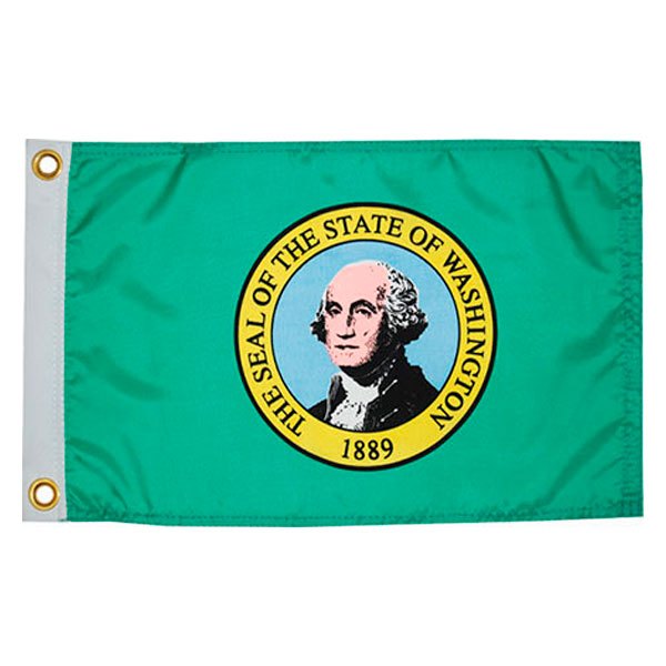 Taylor Made® - 12" x 18" "Washington State" US State & Territory Flags