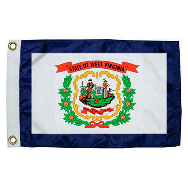 Taylor Made® - 12" x 18" "West Virginia" US State & Territory Flags
