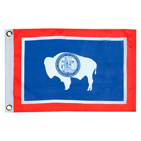 Taylor Made® - 12" x 18" "Wyoming" US State & Territory Flags