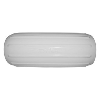 Taylor Made® - Big B™ 10" D x 26" L White Line Through Center Cylindrical Inflatable Fender