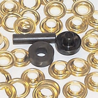 Taylor Made® - E-Z™ Brass Grommet Set with Washers, 12 Pieces