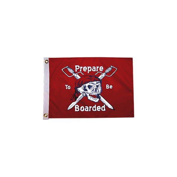 Taylor Made® - 12" x 18" Nylon "Prepare to be Boarded" Pirate Flag