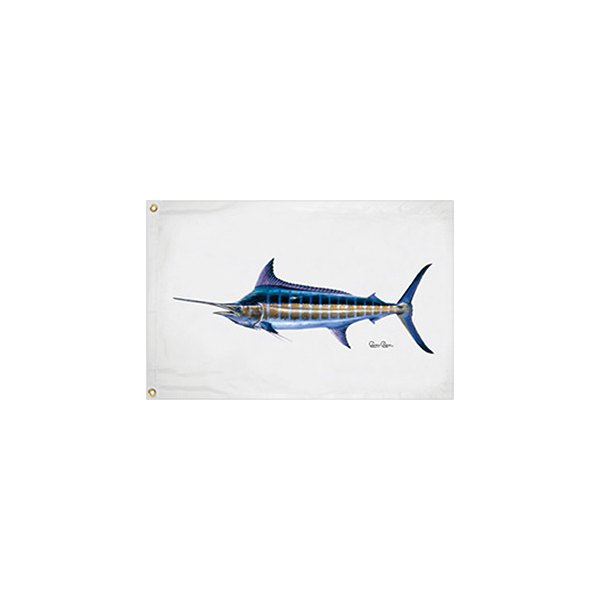 Taylor Made® - Carey Chen™ 36" x 60" Nylon "Blue Marlin" Offshore Fishing Flag