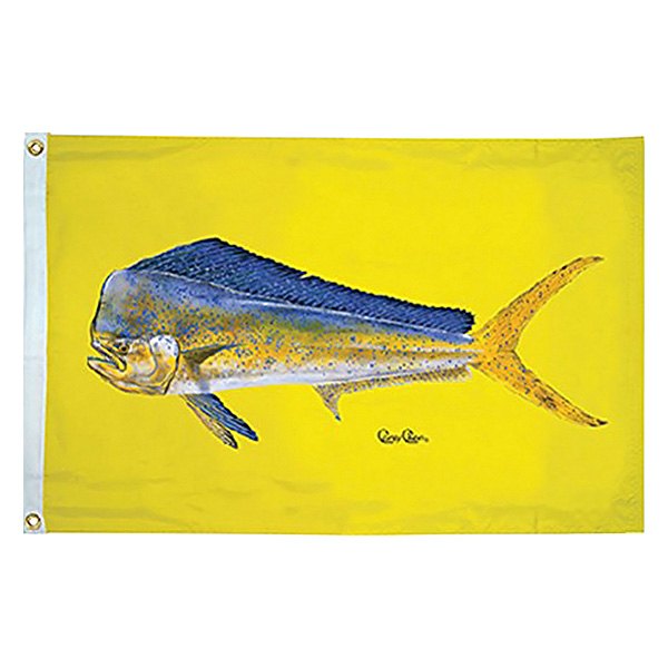 Taylor Made® - Carey Chen™ 36" x 60" Nylon "Dolphin" Offshore Fishing Flag