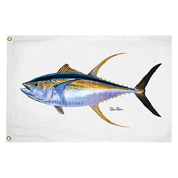 Printed vinyl Ocean Fishing Tuna