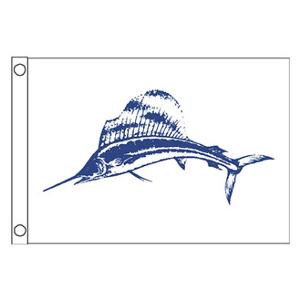 Taylor Made® - 12" x 18" "Sailfish" Fisherman's Catch Flag