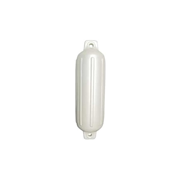 Taylor Made® - Storm Gard™ 8.5" D x 27" L White Twin Eye Cylindrical Inflatable Fender