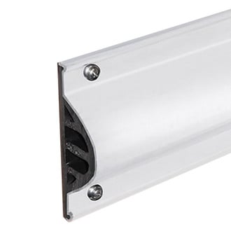 Taylor Made® - Dock Pro™ 10' L x 3-1/2" H x 1-3/8" T White Vinyl Side Profile D-Profile Dock Edging, Coil
