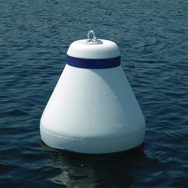 Taylor Made® - Sur-Moor™ 18" D x 16.75" H White/Blue Taper Buoy