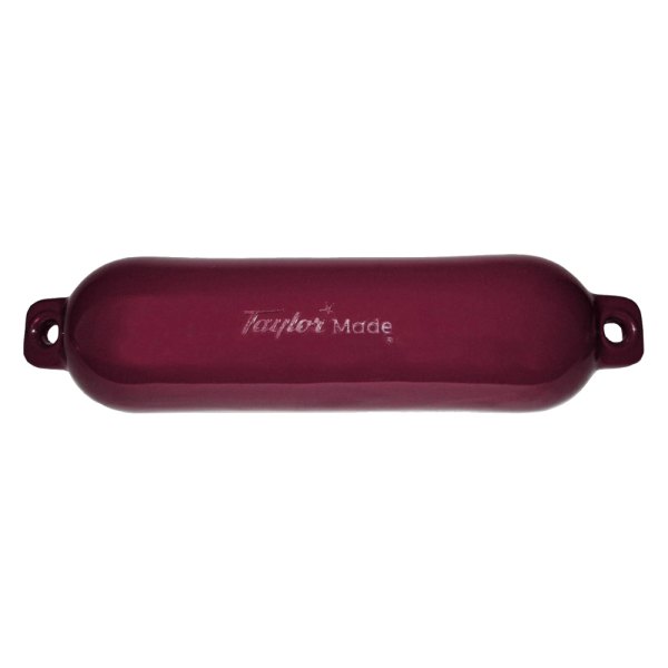 Taylor Made® - Hull Gard™ 6.5" D x 23" L Cranberry Twin Eye Cylindrical Inflatable Fender