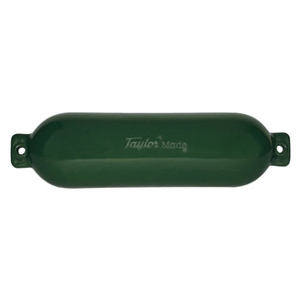 Taylor Made® - Hull Gard™ 5.5" D x 20" L Hunter Green Twin Eye Cylindrical Inflatable Fender