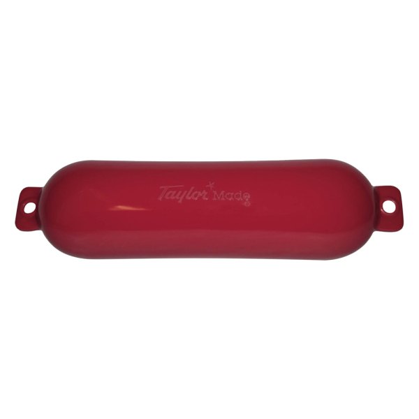 Taylor Made® - Hull Gard™ 8.5" D x 27" L Red Twin Eye Cylindrical Inflatable Fender