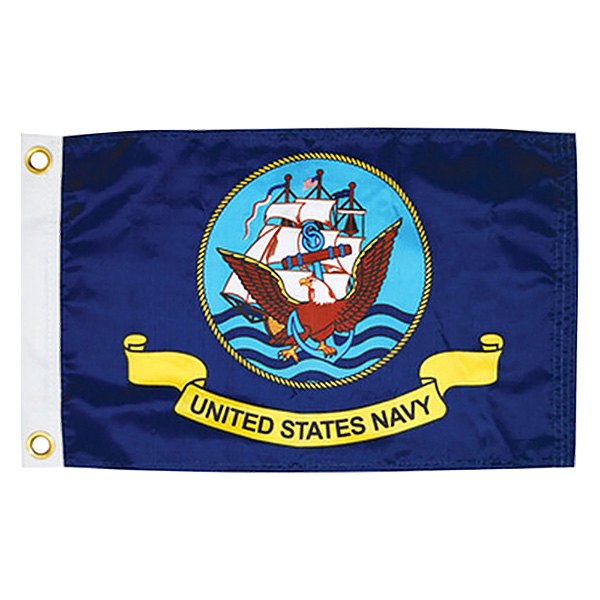 Taylor Made® - 12" x 18" Nylon "Navy Flag" Military Flag