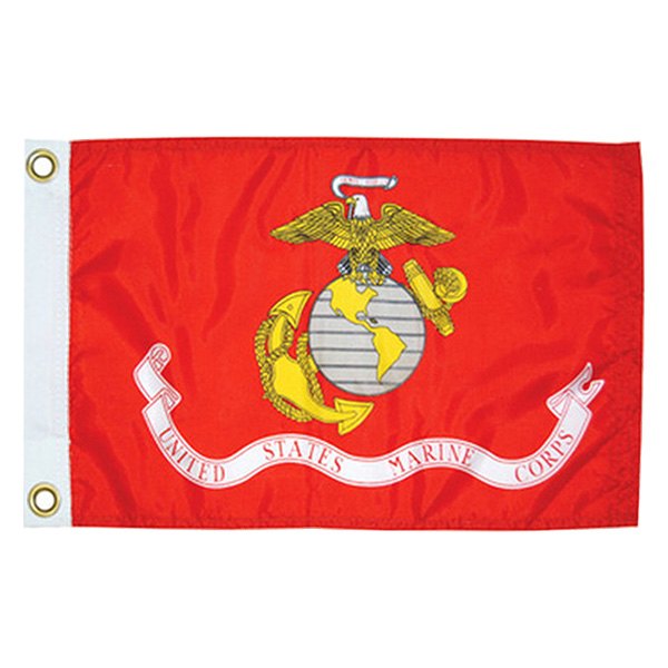 Taylor Made® - 12" x 18" Nylon "Marines Flag" Military Flag