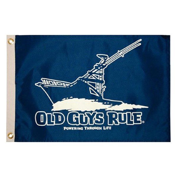 Taylor Made® - Old Guys Rule 12" x 18" "Powering Through Life" Flag