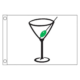 Taylor Made® - Novelty Design 12" x 18" "Coctail Flag" Flag