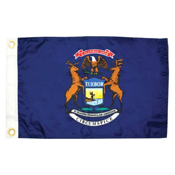 Taylor Made® - 12" x 18" "Michigan" US State & Territory Flags