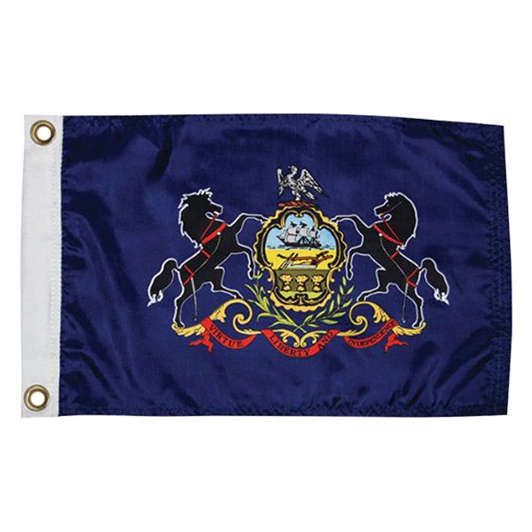 Taylor Made® - 12" x 18" "Pennsylvania" US State & Territory Flags