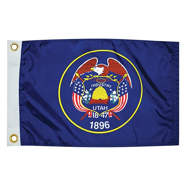 Taylor Made® - 12" x 18" "Utah" US State & Territory Flags