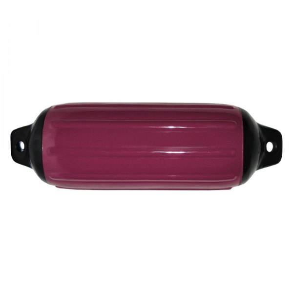 Taylor Made® - Super Gard™ 6.5" D x 22" L Cranberry Twin Eye Cylindrical Inflatable Fender
