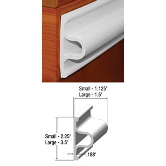 Taylor Made® - 6' L x 2-1/4" H x 1-1/8" T Straight Mount D-Profile Dock Edging
