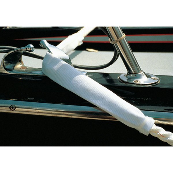 Taylor Made® - 18" L White Polyester Textile Chafe Guard for 3/4"-1" D Chains