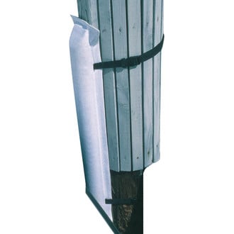 Taylor Made® - 3' L x 4-1/2" W White Medium Removable Post Bumper
