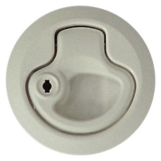 Teak Isle® - White Flush Slam Latch with Locking