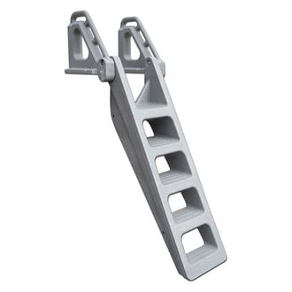 Techstar® - Rotomolded 5-Step Wide Flip-Up Heavy Duty Stair Step Ladder