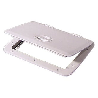 Tempress® - 12-5/8" L x 8-5/8" W White Rectangular Access Hatch
