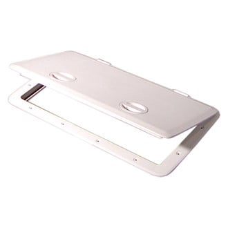 Tempress® - 20-13/16" L x 10-7/8" W White Rectangular Access Hatch