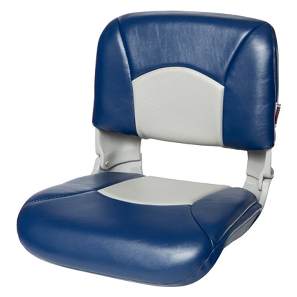 Tempress® - All Weather 18.5" H x 18.25" W x 18" D Blue/Gray High Back Boat Seat