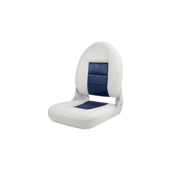 Tempress® - Navistyle™ 23.5" H x 18.5" W x 19.5" D White/Blue High Back Boat Seat