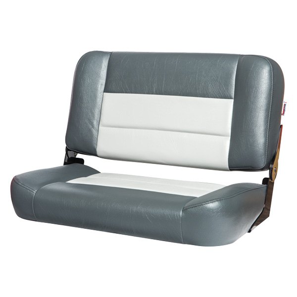 Tempress® - 18" H x 31" W x 17.5" D Charcoal/Gray Folding Boat Bench Seat