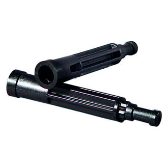 Tempress® - 6" L Black Rod Holder Extender, 2 Pieces