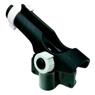 Tempress® - 90/360° Black Plastic Side Mount Horizontal Rod Holder
