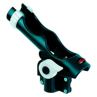 Tempress® 72027 - 90/360° Black Plastic Side Mount Horizontal/Vertical Rod Holder, 2 Pieces