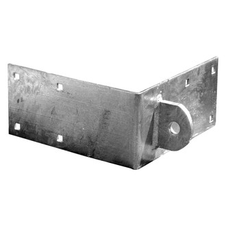 Tie Down Engineering® - 10" L x 5" H x 1/4" T Galvanized Steel Male Outside Corner Bracket with 1/2" Tab