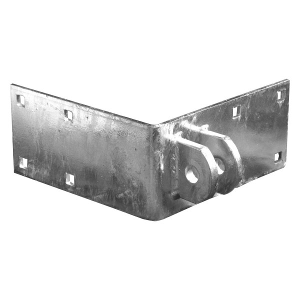 Tie Down Engineering® - 10" L x 5" H x 1/4" T Galvanized Steel Female Outside Corner Bracket with Two 1/2" Tabs