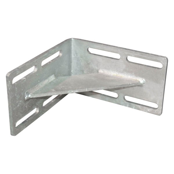 Tie Down Engineering® - 8-1/4" L x 5" H x 1/4" T x 2-1/4" Hole Galvanized Steel Inside Corner End with Elongated Holes