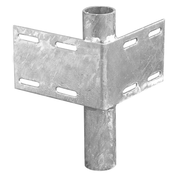 Tie Down Engineering® - 8-1/2" L x 3" I.D. Galvanized Steel Inside Corner Pipe Holder