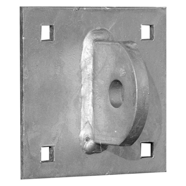Tie Down Engineering® - 5" L x 5" W x 1/4" T Galvanized Steel Male T-Connector with 1/2" Tab