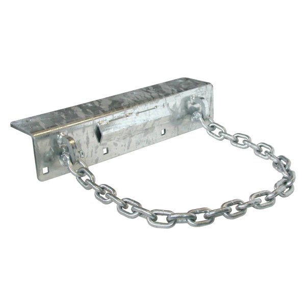 Tie Down Engineering® - 20-1/4" L x 4-1/4" W x 1/4" T Galvanized Steel Chain Piling Holder