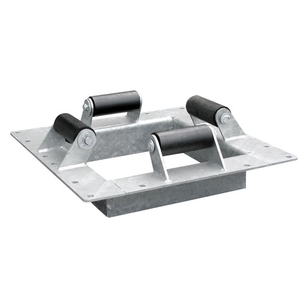 Tie Down Engineering® - 24" L x 24" W x 7-15/16" H Galvanized Steel Internal Piling Holder with Roller