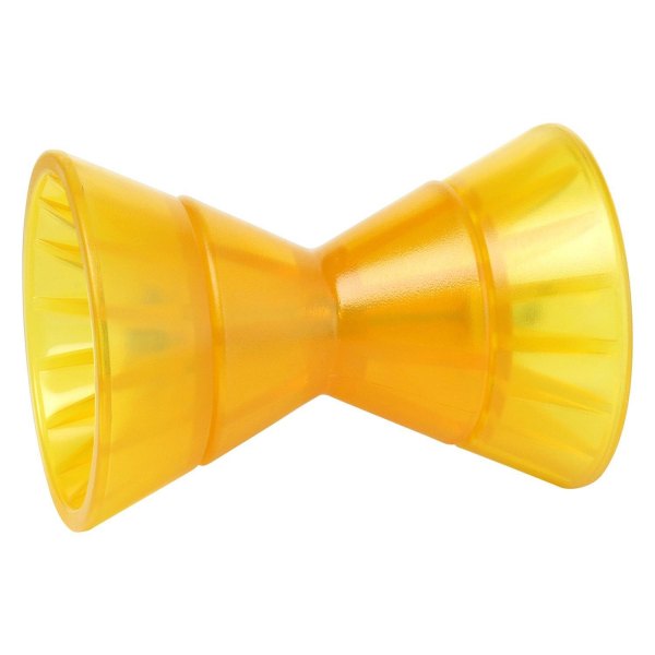 Tie Down Engineering® - 4" L Amber PolyVinyl Bow Roller with End Bells for 1/2" Shaft