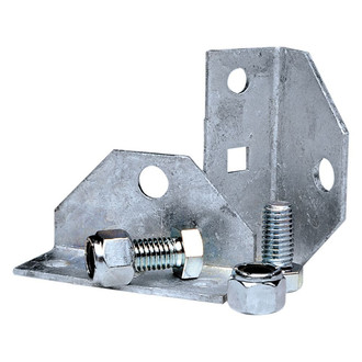 Tie Down Engineering® - 3.5" L Galvanized Steel Swivel Brackets with Nuts & Bolts