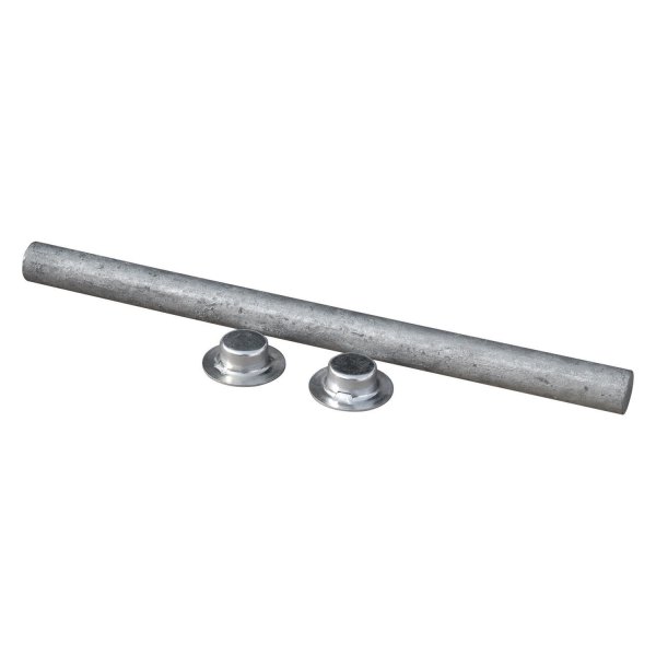Tie Down Engineering® - 9-1/4" L x 5/8" D Galvanized Steel Roller Shaft with Pal Nuts