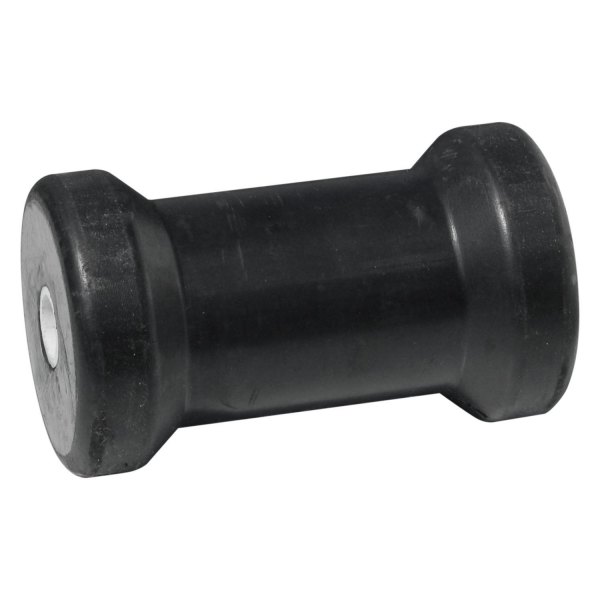 Tie Down Engineering® - 5" L Black Rubber Spool-Shaped Keel Roller for 5/8" Shaft