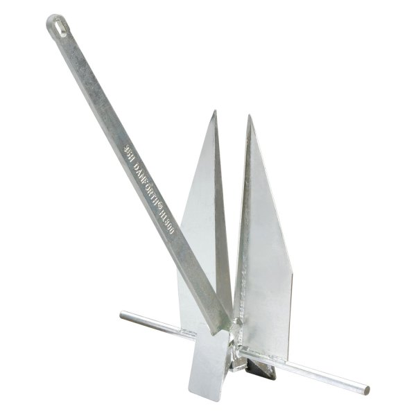 Tie Down Engineering® - 5 lb Galvanized Steel Danforth Hi-Tensile Fluke Anchor